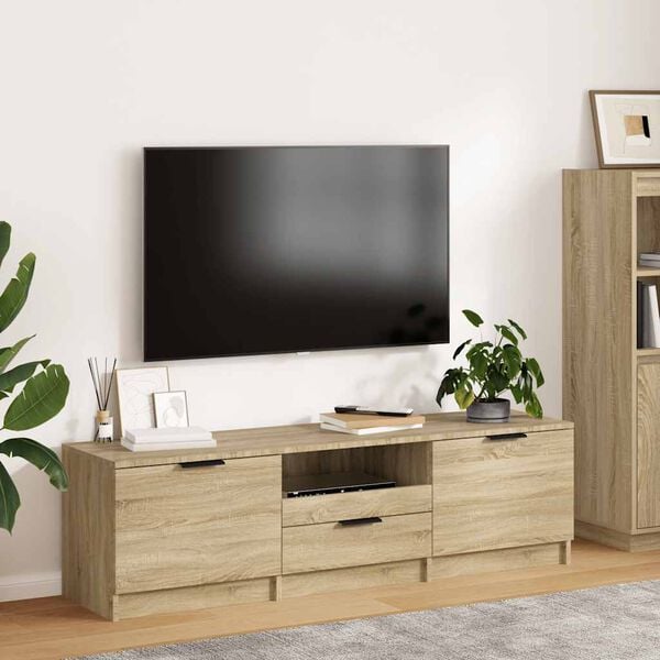 vidaXL TV-Schrank Sonoma-Eiche 140 x 35 x 40 cm Holzwerkstoff