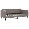 vidaXL Tagesbett Taupe 90x200 cm Stoff