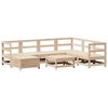 vidaXL 8-tlg. Garten-Sofagarnitur Massivholz Kiefer