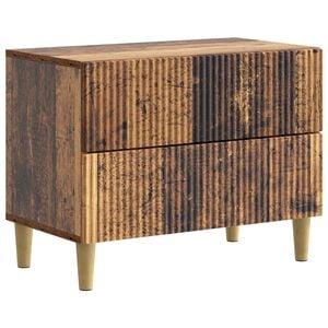 vidaXL Nachttisch Altholz 62 x 34,5 x 48 cm Holzwerkstoff