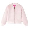 vidaXL Kinderjacke Kunstpelz Zartrosa 128