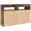 vidaXL Sideboard Ger&auml;ucherte Eiche 116 x 30 x 75 cm Holzwerkstoff