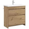 vidaXL Badezimmerm&ouml;bel-Set Artisan-Eiche 81 x 40 x 84,5 cm