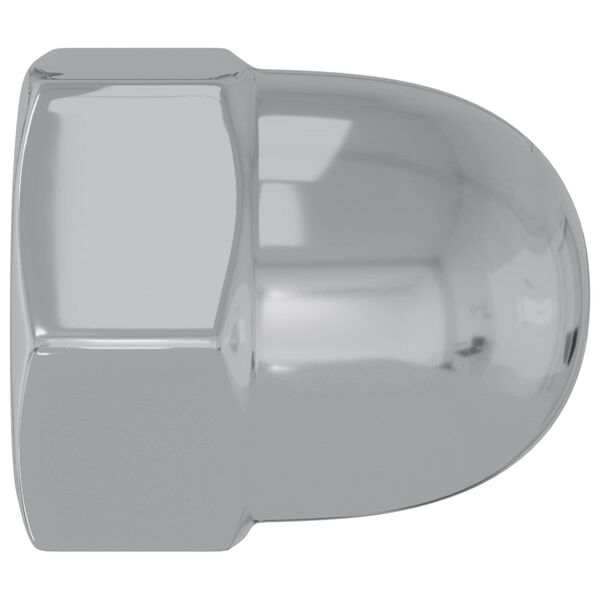 vidaXL Mutter 12 pcs Silber M6 x 10 mm Eisen