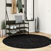 vidaXL Shaggy-Teppich PAMPLONA Hochflor Modern Schwarz &Oslash; 160 cm