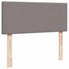 vidaXL Ottoman-Bett mit Matratze Taupe 120x190 cm Stoff