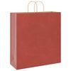 vidaXL Papiertragetaschen 250 Stk. mit Henkeln Rot 45x17x48 cm