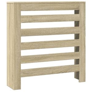 vidaXL Heizk&ouml;rperverkleidung Sonoma-Eiche 78x20x82 cm Holzwerkstoff