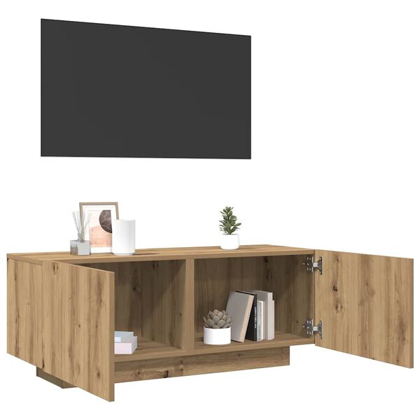 vidaXL TV-Regal Artisan-Eiche 100x35x40 cm Holzwerkstoff