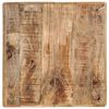 vidaXL Bistrotisch 60x60x77 cm Raues Mangoholz