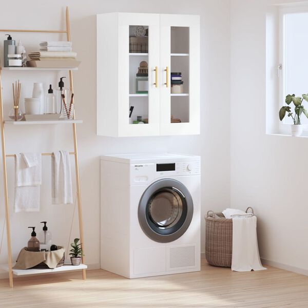 vidaXL Wandschrank Wei&szlig; 69,5x34x90 cm