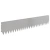 vidaXL Raseneinfassung 20 pcs 103 x 20 cm Stahl Silber
