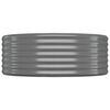 vidaXL Hochbeet Verzinkter Stahl 175x100x36 cm Grau