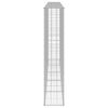vidaXL Gabionenwand mit Abdeckung Verzinkter Stahl 300x30x150 cm