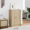 vidaXL Schuhschrank Sonoma-Eiche 60x35x92 cm Holzwerkstoff