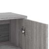 vidaXL Sideboards 3 Stk. Grau Sonoma 60x31x84 cm Holzwerkstoff