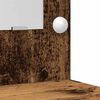 vidaXL Schminktischset mit LED mit Regal 3 pcs Altholz Holzwerkstoff
