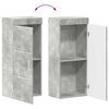 vidaXL Badezimmer-Wandschrank TULUM Beton Grau 37 x 24,5 x 86 cm