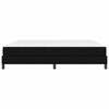 vidaXL Boxspringbett mit Matratze Schwarz 200 x 200 cm Stoff