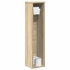 vidaXL Badezimmerschrank mit Rollenhalter Sonoma-Eiche 20,5x20x90 cm
