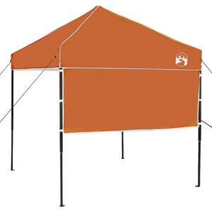 vidaXL Pop-up Pavillon Zelt Orange 200 x 200 cm Stoff