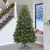 vidaXL K&uuml;nstlicher Weihnachtsbaum Gr&uuml;n 270 cm PVC und Metall