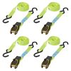 ProPlus 4er-Set Spanngurte mit Ratsche + 2 Haken 5 m 320205