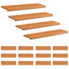vidaXL Treppenstufen 16 stk. 100 x 30 x 2 cm Hellbraun