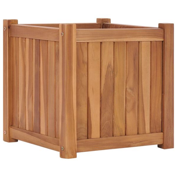 vidaXL Hochbeet 40x40x40 cm Massivholz Teak