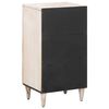 vidaXL Sideboard mit Speicher Wei&szlig; 40 x 33,5 x 75 cm Massivholz Mango