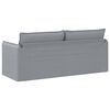 vidaXL Sofa Hellgrau Gesamtabmessungen: 196 x 82 x 85 cm (B x T x H)