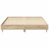 vidaXL Bettrahmen 2 pcs Sonoma 152 x 203 cm Holzwerkstoff