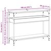 vidaXL Konsolentisch Artisan-Eiche 100 x 29 x 75 cm Holzwerkstoff