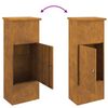 vidaXL Paketdrop-Box Rostig 44,5 x 29 x 110,5 cm Wetterfeststahl