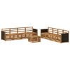 vidaXL Sofagarnituren 9 pcs Massivholz Akazie
