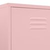 vidaXL Kleiderschrank Rosa 90x50x180 cm Stahl