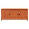 vidaXL Schuhschrank Wachsbraun 110 x 38 x 45,5 cm Massives Kiefernholz