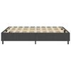 vidaXL Boxspring-Bettgestell Grau Stoff 160x200 cm