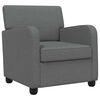 vidaXL Sessel Dunkelgrau Stoff