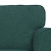 vidaXL Sofa 180cm 2 pcs Dunkelgr&uuml;n Metall