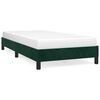 vidaXL Bettgestell ohne Matratze Dunkelgr&uuml;n 80x200 cm Samt