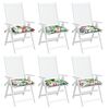vidaXL Stuhlkissen 6 Stk. Mehrfarbig 50x50x7 cm Oxford-Gewebe