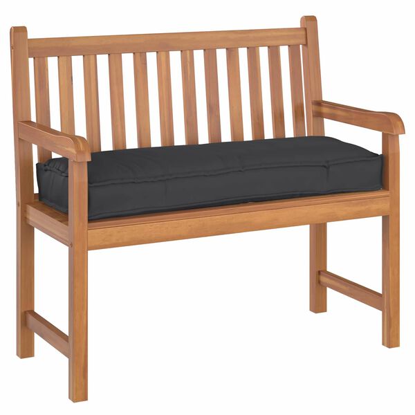 vidaXL Kissen Schwarz 110 x 40 x 8 cm Oxford-Stoff