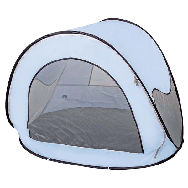DERYAN Pop-Up-Strandzelt mit Moskitonetz 120x90x80 cm Himmelblau