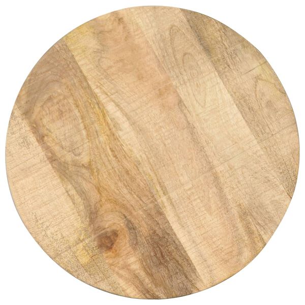 vidaXL Beistelltisch 45 x (45-62) cm Massivholz Mango und Gusseisen