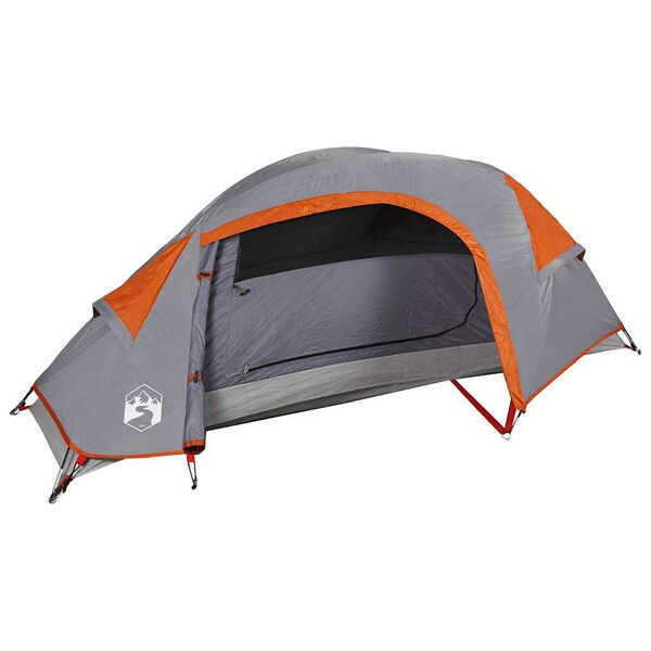 vidaXL Kuppel-Campingzelt 1 Person Orange Wasserdicht