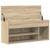 vidaXL Schuhbank Sonoma-Eiche 102x30,5x45 cm Holzwerkstoff