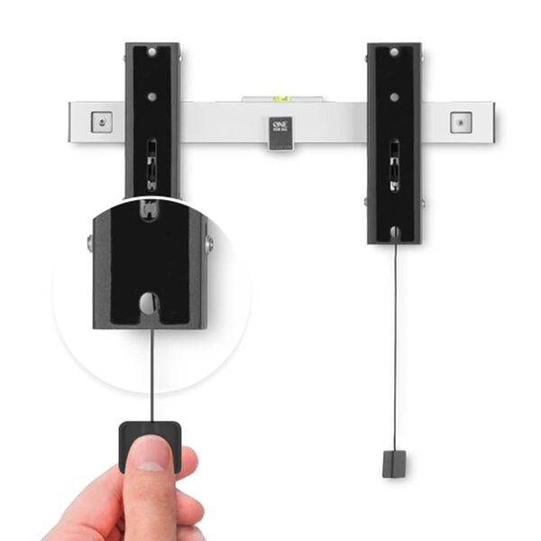 One For All TV-Halterung Neigbar OLED 32"-77" Weiß und Schwarz