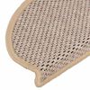 vidaXL Treppenmatten Selbstklebend Sisal 15 Stk. 65x21x4 cm Hellbeige