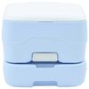 vidaXL Camping-Toilette Helles Blau und Weiß 41,5 x 36,5 x 30 cm